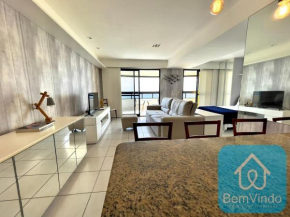 Apartamento com linda vista mar no Bahia Suites